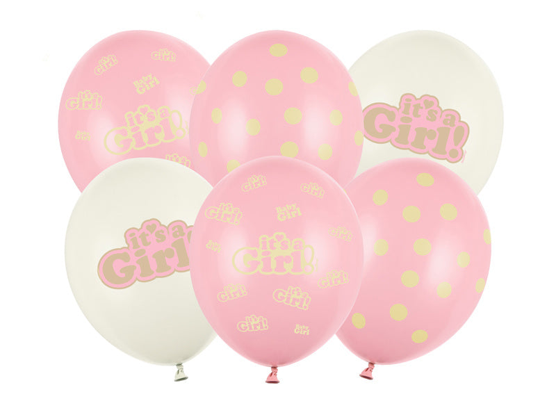 Balony It's A Girl 30cm 6szt.