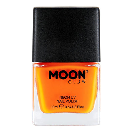 Moon Glow Intense Neon UV lakier do paznokci intensywnie pomarańczowy 14ml