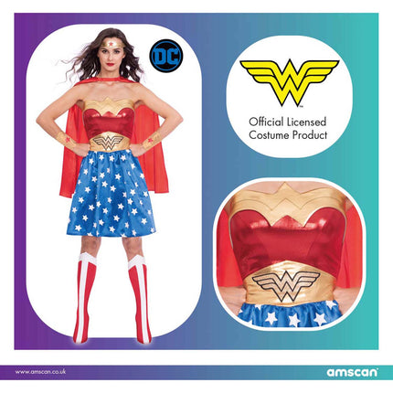 Kostium dla dorosłych Wonder Woman Classic XXL