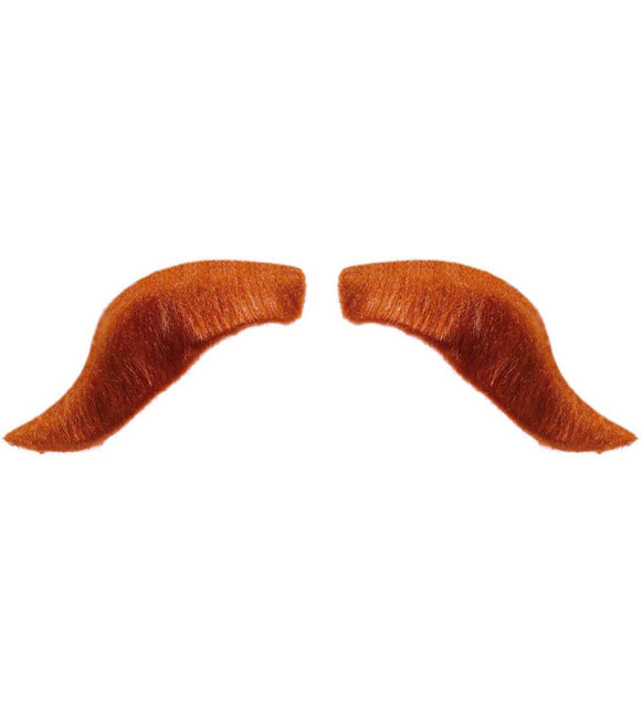 Viking Fake Mustache Red