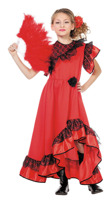 Hiszpański strój flamenco