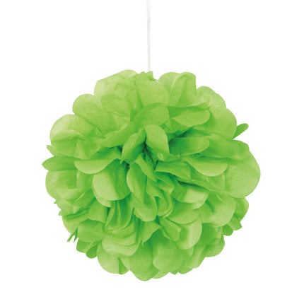 Pompon Lime Green 20cm 3szt