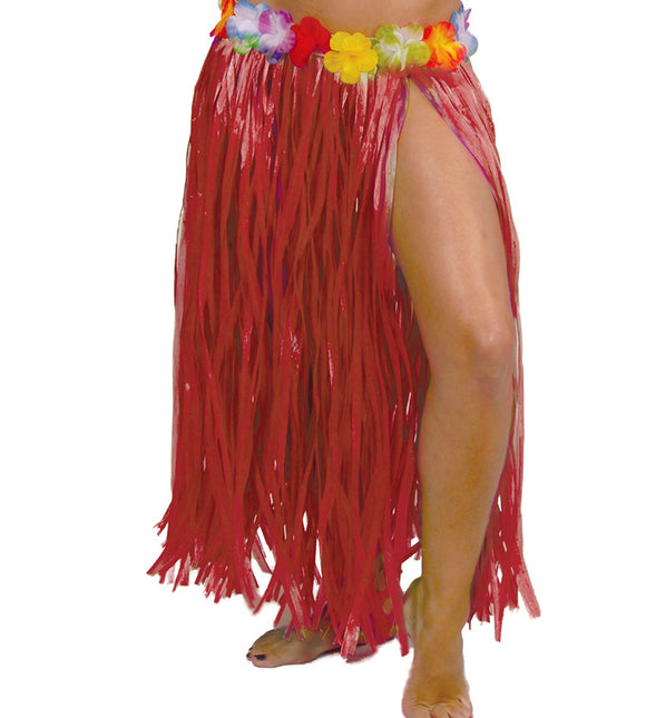 Spódnica Hawaii czerwona 75 cm