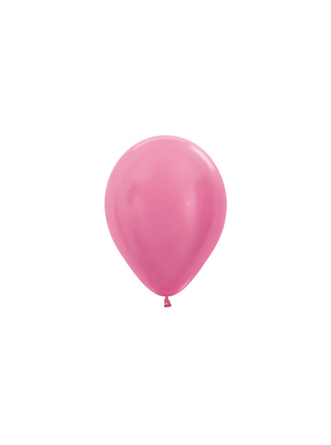 Balony Pearl Fuchsia 12cm 50szt