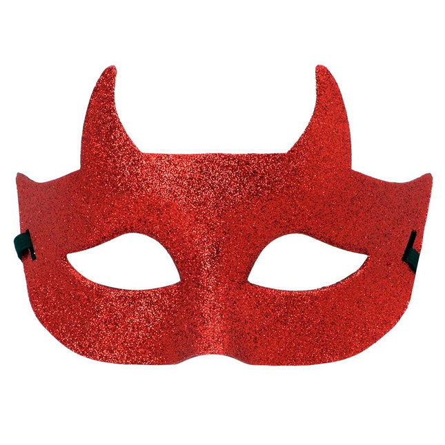 Halloweenowa maska na oczy Devil Glitter