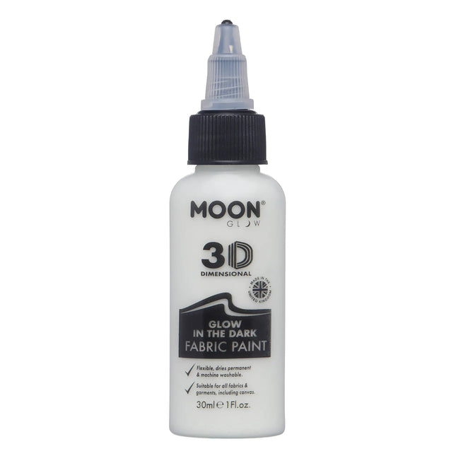 Niewidoczna farba do tkanin Moon Glow Glow in the Dark 30ml