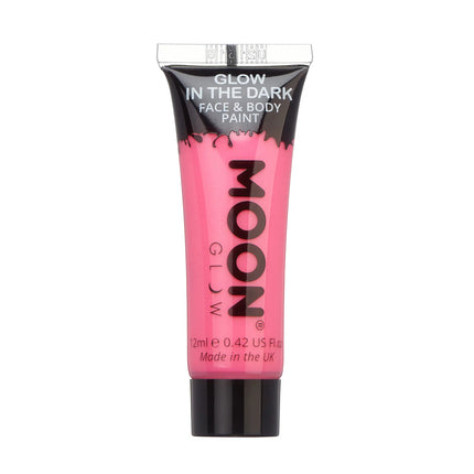 Farba do twarzy Moon Glow Glow in the Dark Pink 12ml