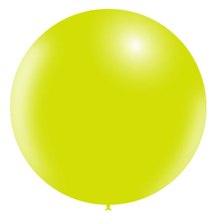 Olbrzymi balon w kolorze limonkowej zieleni XL 91 cm