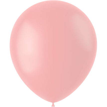 Balony jasnoróżowe pudrowy róż 33cm 50szt