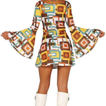 Disco 70S Dress Ladies