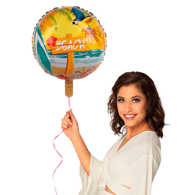 Balon helowy plażowy dwustronny 45 cm