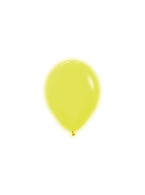 Balony Neon Żółty 12cm 50szt