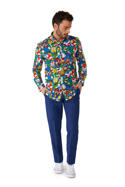 Super Mario Shirt Men OppoSuits