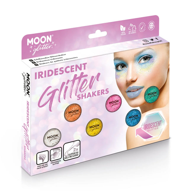 Moon Glitter Iridescent Glitter Shakers Cherry 5g