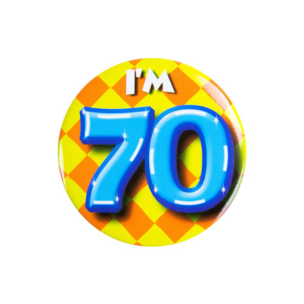 I'm 70 Button 70 Years 5,5 cm