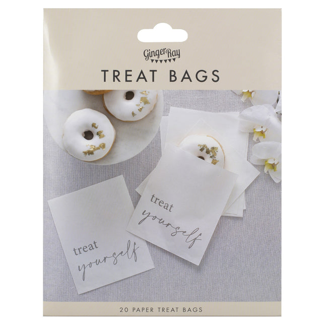 Torebki na prezenty ślubne Treat Yourself Paper 17cm 20szt