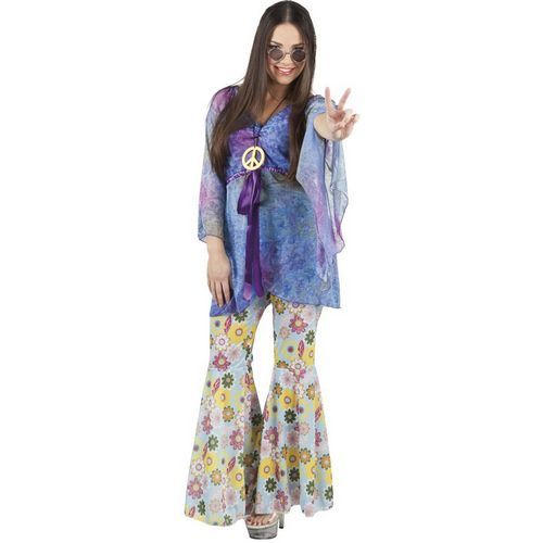 Kostium hippie Kwiaty damskie