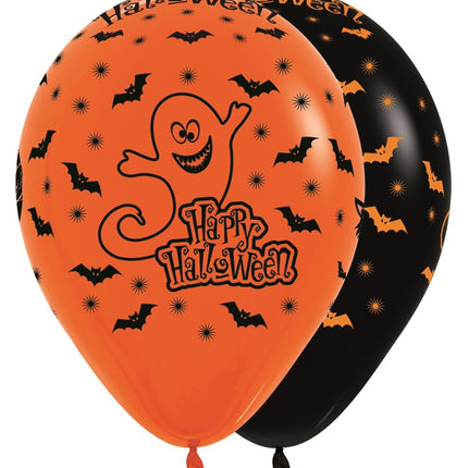 Balony Happy Halloween Mix 30cm 25szt