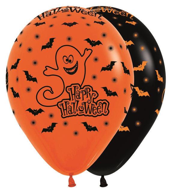 Balony Happy Halloween Mix 30cm 25szt