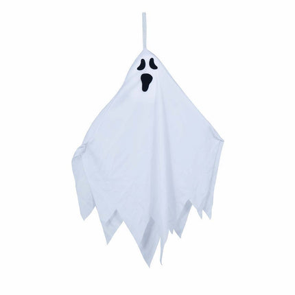 Dekoracja wisząca na Halloween Duch ze światłem 70 cm