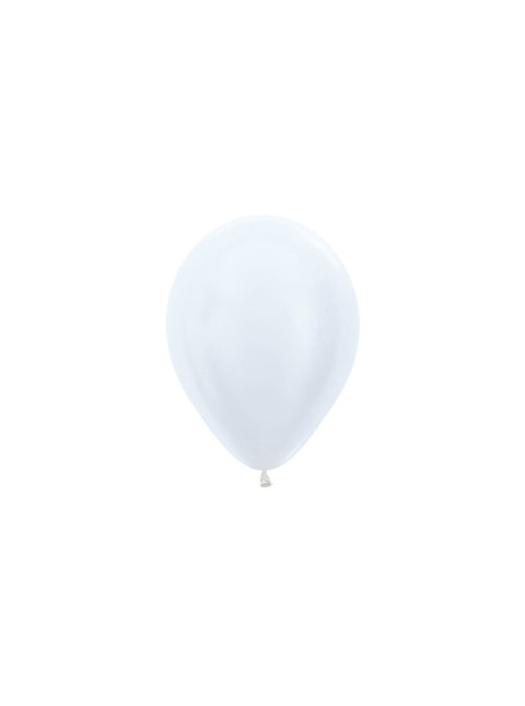 Balony Pearl White 12cm 50szt