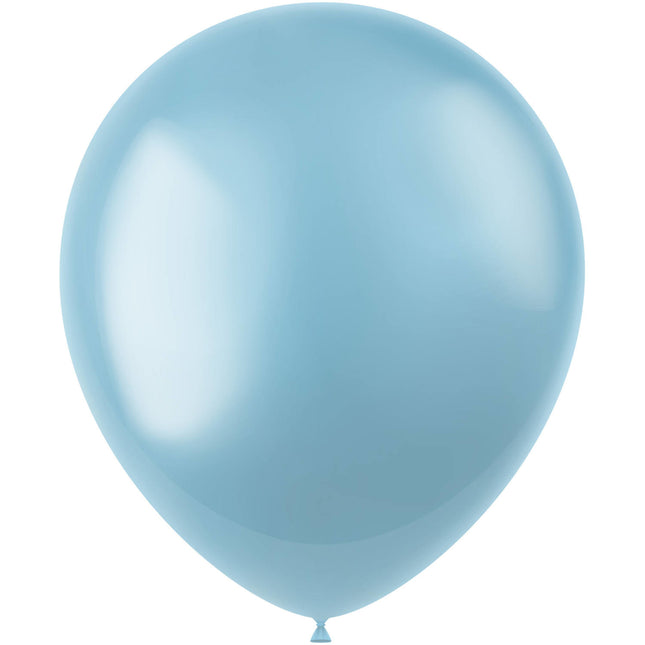 Balony jasnoniebieskie Metallic Sky Blue 33cm 100szt