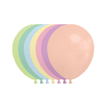 Balony kolorowe Pastel 13cm 100szt