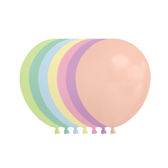 Balony kolorowe Pastel 13cm 100szt