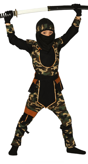 Dziecięcy kamuflaż Ninja Suit