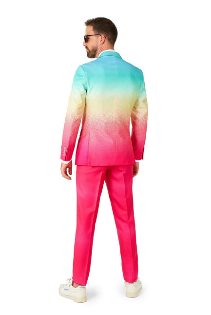 Garnitur męski Rainbow Fuchsia Blue OppoSuits