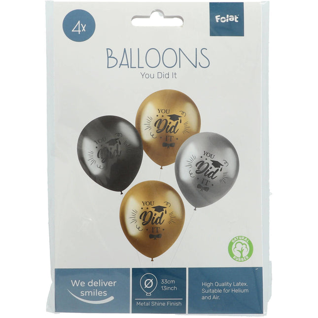 Balony Udało Ci się 33cm 4szt