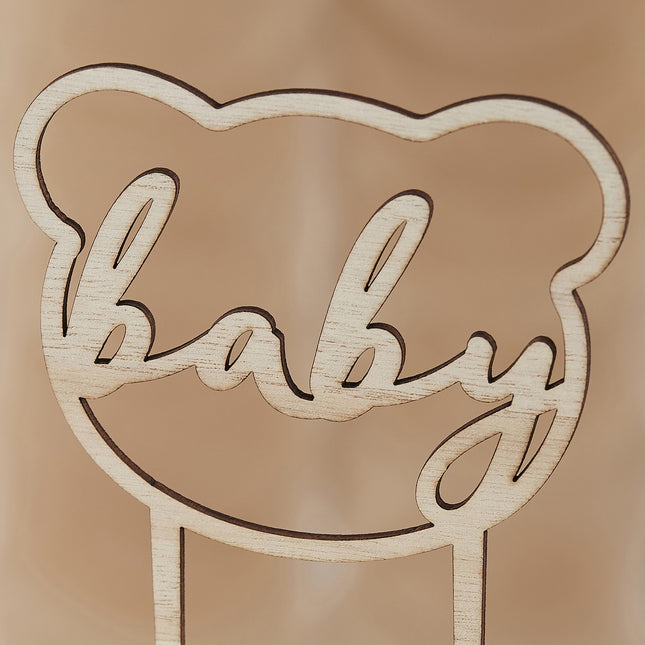 Topper na tort Baby Wood 16cm