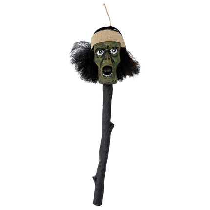 Halloween Sceptre Voodoo Head 52 cm