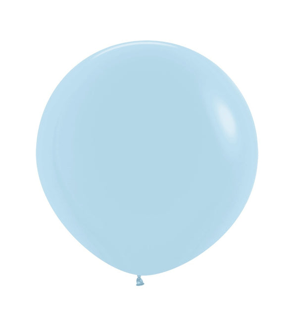 Balony Pastel Matte Blue 61cm 10szt