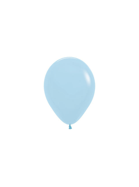 Balony Pastel Matte Blue 12cm 50szt