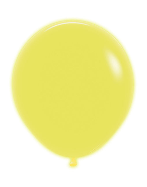 Balony Neon Żółty 45cm 25szt