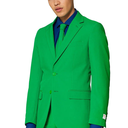 Mężczyźni w zielonych garniturach OppoSuits