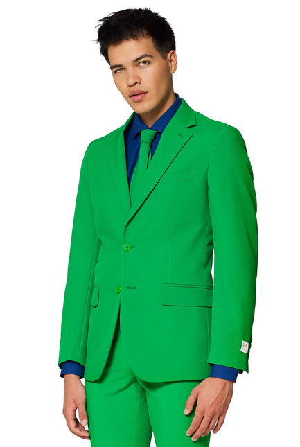 Mężczyźni w zielonych garniturach OppoSuits