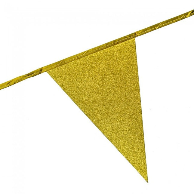 Gold Flagline Glitter 6m