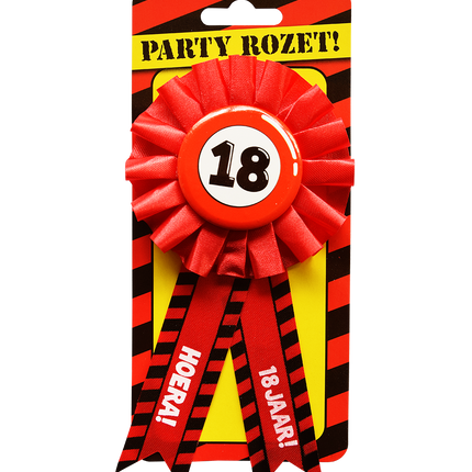 Rosette Hooray 18 Years Hooray