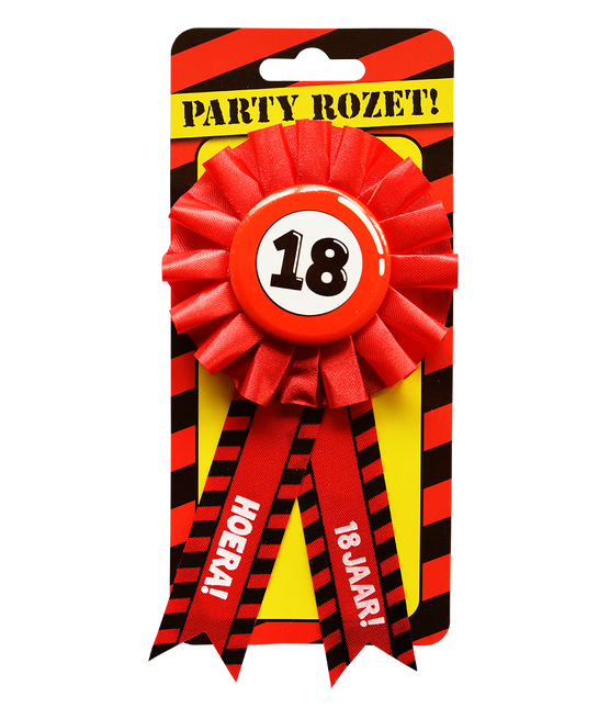 Rosette Hooray 18 Years Hooray