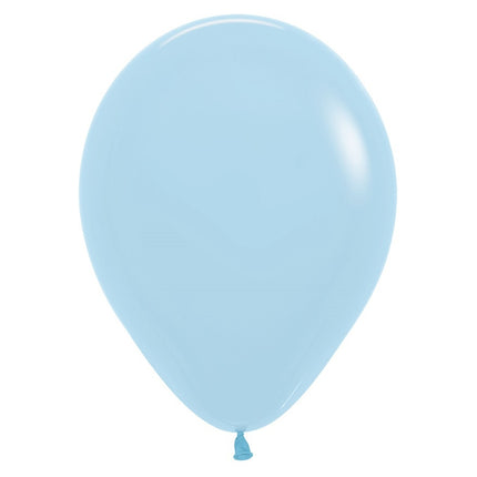 Balony Pastel Matte Blue 23cm 50szt