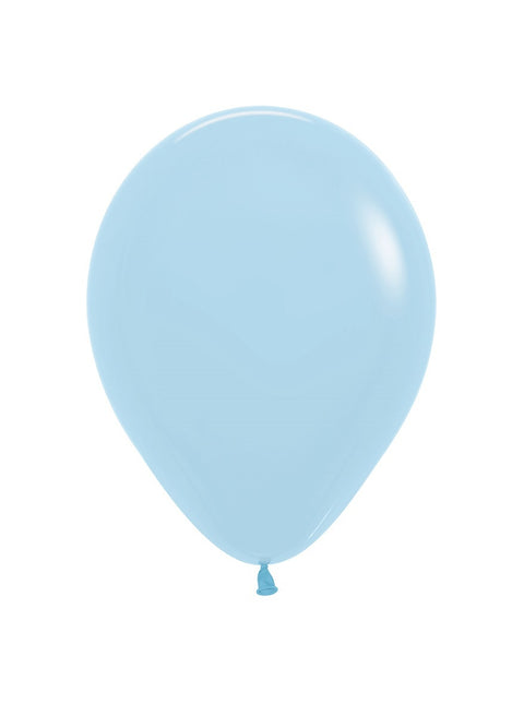 Balony Pastel Matte Blue 23cm 50szt