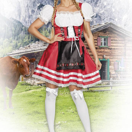 Dirndl Dress Oktoberfest Red