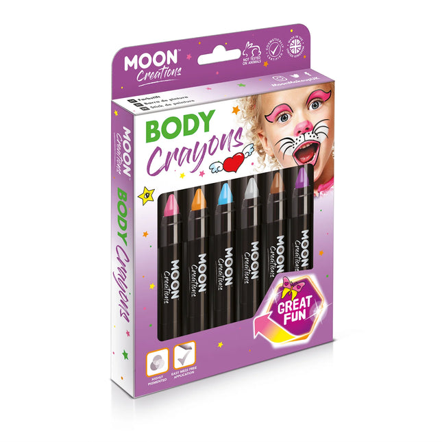 Moon Creations Kredki do ciała Blada skóra 3.2g