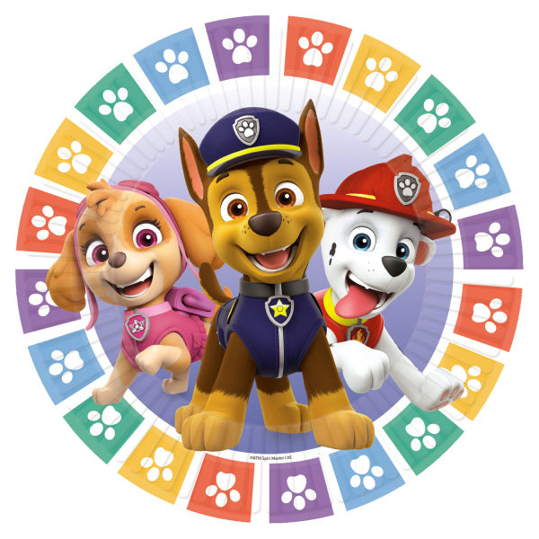 Talerze Paw Patrol 18cm 8szt