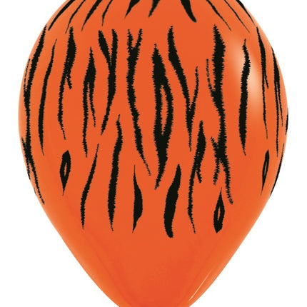 Balony Jungle Stripes Mix 30cm 25szt