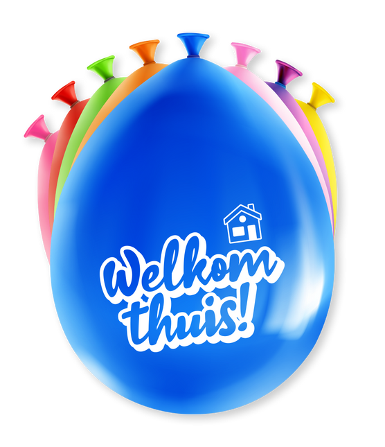 Balony lateksowe Welcome Home 30cm 8szt