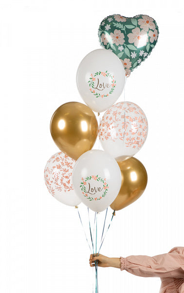 Balony Love Mix 30cm 6szt