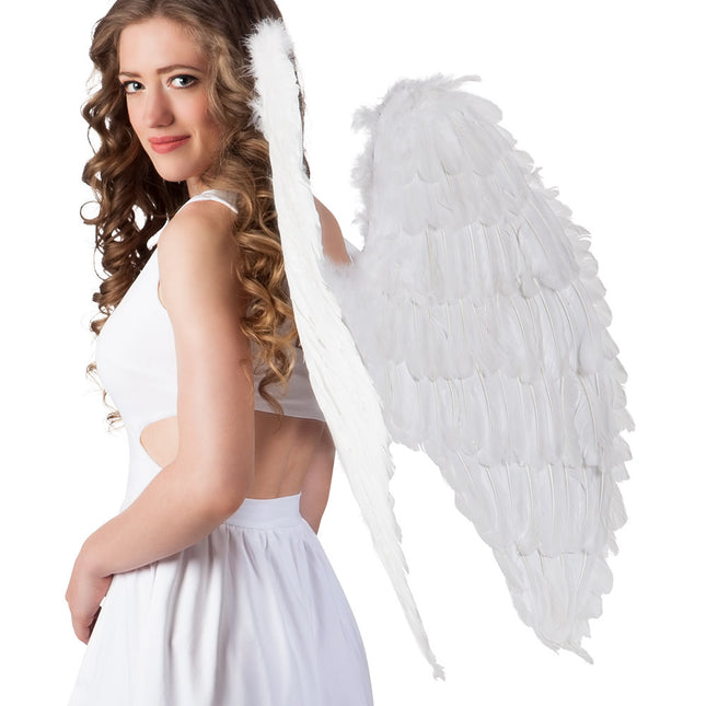 Skrzydła anioła białe 87 cm